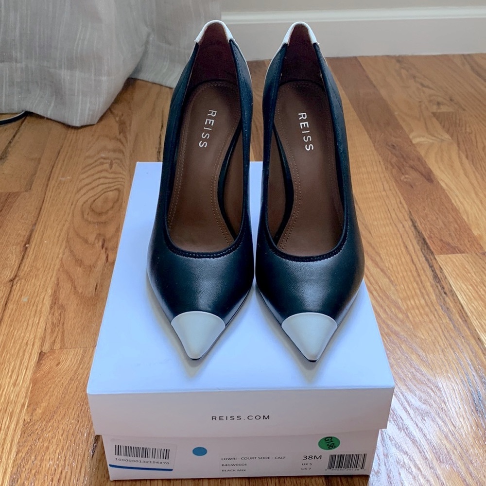 Black And White Womens Heels
